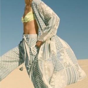 NWT Zara Limited Edition Crochet Kimono